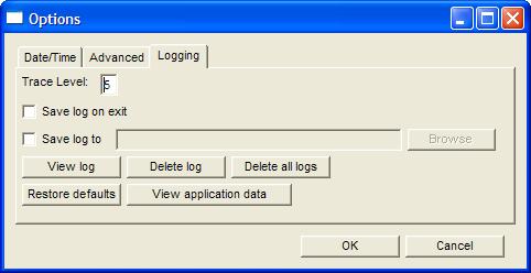 Include Outlook contacts will automatically find your Outlook (2000 version and newer) folder and import the contacts that exist there. Logging tab: A Trace Level of 9 is the highest trace setting.