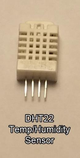 Temperature/Humidity Sensor DHT22: VOC sensors dependent on current temperature and humidity values.