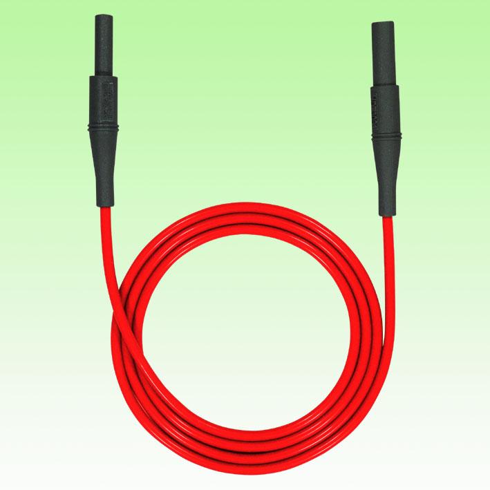 3091 Test Leads 4 mm safety plug system To extend 4 mm test leads PVC-Lead highly