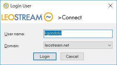 Leostream Connect Administrator s Guide When the user clicks Login, the Connection Broker identifies the user based on the user name and domain, and offers the user their appropriate desktops.