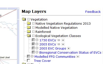 Tabs Tools Map Window Data Window (Legend,Layers) Scale Coordinates (GDA94 Lat/Long) Legend The Legend tab shows the legend of the layers that are currently being displayed in the