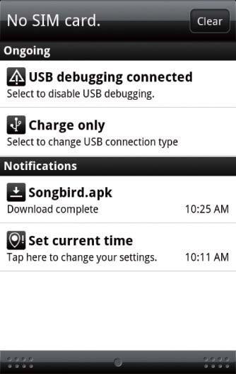 Songbird is downloaded.