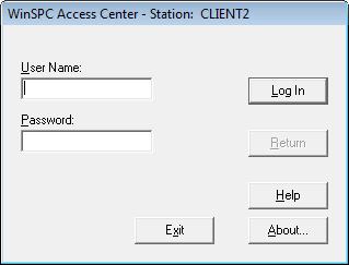 Chapter 5: Additional Client Installs and Configurations 4. Complete the WinSPC Installation Wizard. For detailed information on this prompt, see Appendix A: The WinSPC Installation Wizard. 5. Launch and exit WinSPC once while logged into Windows as a local administrator.