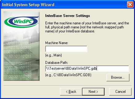 Chapter 1: InterBase 6 14. If NetBEUI was selected in step 13, on the next InterBase Server Settings screen: a. Leave the Machine Name field bl