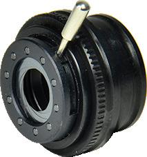 14 OC-0220 Cylindrical lens f = 20 mm in C25 mount A rounded cylindrical lens with a diameter of 20 mm and focal length of 20 mm is mounted into a C25 mount with a free opening of 16 mm.