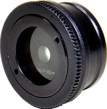 35 OC-0720 Fresnel zone plate in C25 mount A mask with a fresnel zone designed for 532 nm, 99 fringes and a focal length of 100 mm is mounted into a C25 mount.