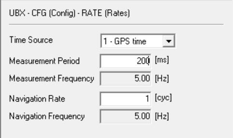 Output rate can be changed from 1Hz