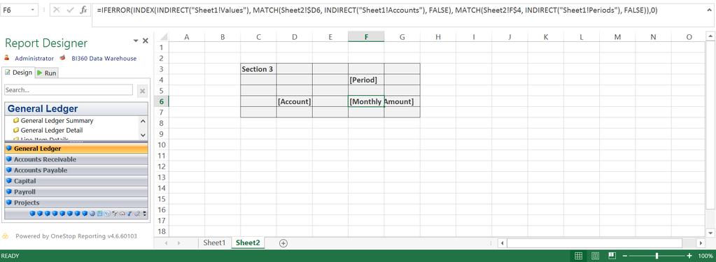 Index Match and Data Dumps Index Match: Between Sheets When index matching between sheets, we have