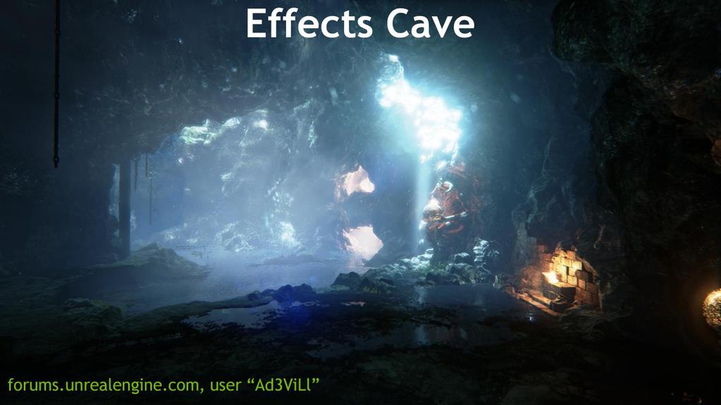 And this is the Effects Cave demo with regular