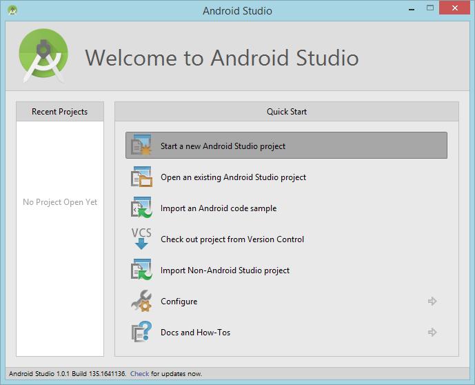 Creating Android Project Automatic creation of building blocks of an Android application >