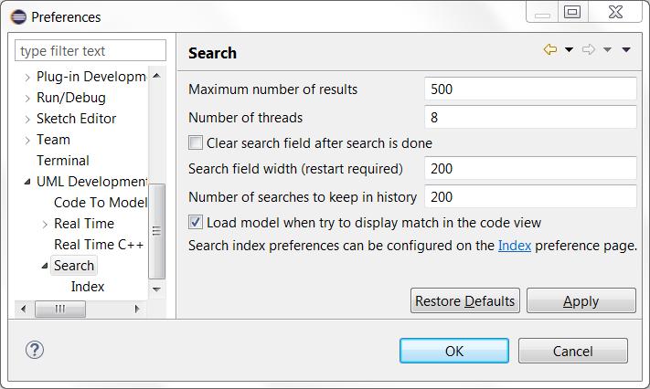 Miscellaneous Search Improvements New preference for making search field wider Search field is no longer disabled while a search is running Makes it possible to start a new search at any