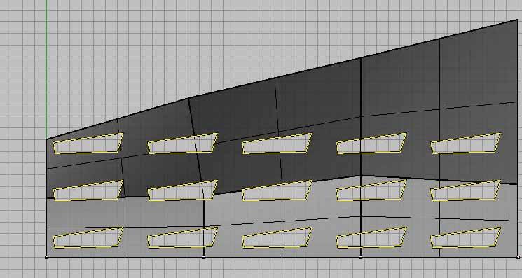 STEP 14: PERSPECTIVE VIEW, Delete the extruded surfaces we made in step 10/ RIGHT VIEW Command Line; Trim/ select