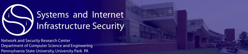 CMPSC 497: Java Security Trent Jaeger Systems and Internet Infrastructure Security