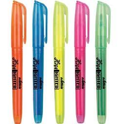 cut tip Colored cap and barrel Pack of 12 pieces each color Colors: orange, blue, green, yellow,