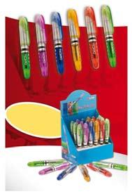 3171 Display mini pens Small ballpoint pens Pack in a display of 24 pieces