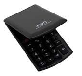 Calculators Table calculator Code: AV 3287 Table calculator 12 digits Big digit Dual power Colors: red, black silver Dimensions: mm 107x183x15s Pocket calculator Code: AV 3289 Pocket