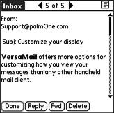Replying to or Forwarding Messages When you respond to messages, you can select whether to include the original text (see Customizing Your Email Settings on page 13