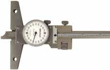 00 DIAL DEPTH GAUGES Bottom surface of base is hardened, ground and lapped for highest degree of flatness 1 stroke 4 extension rods
