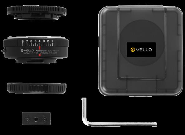 CONTENTS Vello LAG-MFT-NF lens adapter