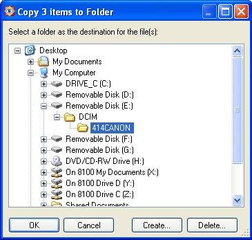 Version 2.25 Beta 4. Navigate to the folder into which you would like to copy the selected files and folders: a.