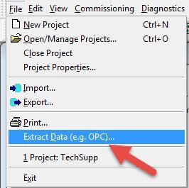 Tag Import The KNX TP/IP driver supports the Tag import facility.the import filter accepts symbol files with extension.esf created by the ETS programming tools.