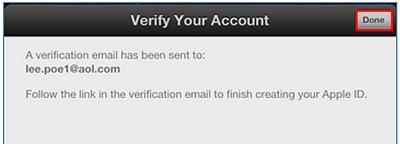 required). C. Tap Next (Not Shown). 11. You will be required to Verify your Account.