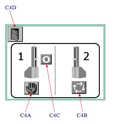 Individual oscillator control screen C1N Individual oscillator screen This button displays the individual oscillator control screen as shown below.