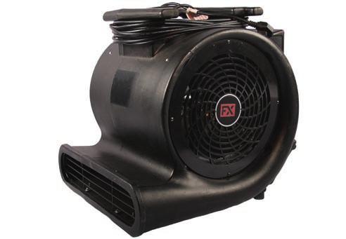 AIR FX STAGE FAN XL Capacity Duration 230W 15kg 230V on/off or DMX by a dimmer 4500m3 p/h