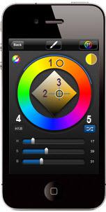 Create a swatch Create a color using the color wheel or capture one with the Color Picker.