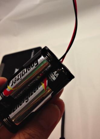 Connecting your project to a Battery AA pack 1.