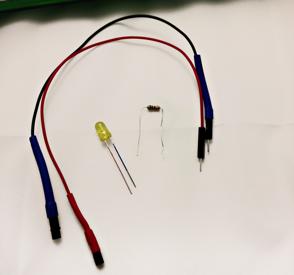 Resistor 1 LED any of the