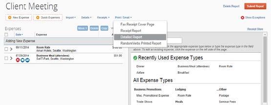 View Details and Manage Receipts Creating Ordre de an Mission Expense (Offline)