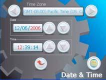 General Setup Date & Time Tap in the settings menu to enter Date & Time setting menu for changing to the current time zone, as