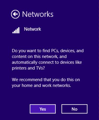 Click the icon at the bottom of your screen and a network list will appear at the right side of your screen.