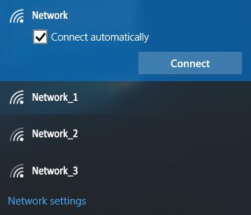 Note: Figure 3-11 If the adapter is connected to the network for the first time, you will be asked whether to connect to