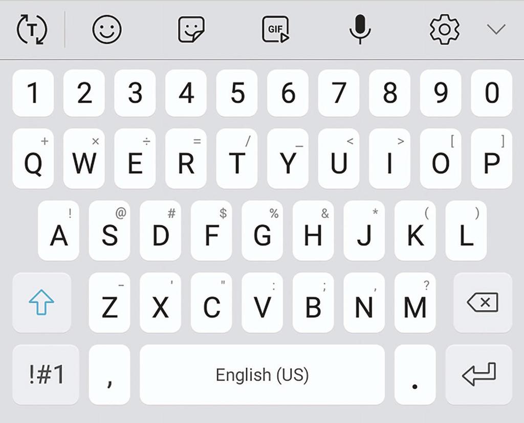 While in split screen view, touch and hold Recent apps to close the app on the bottom. Enter text Text can be entered using a keyboard or your voice.