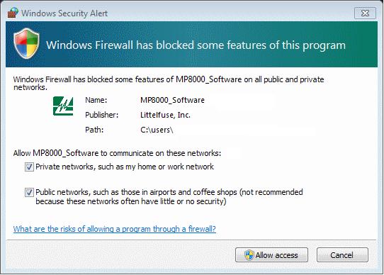 4 License Agreement NOTE: If Windows prompts you to allow the program through the firewall, you must do this in order for this