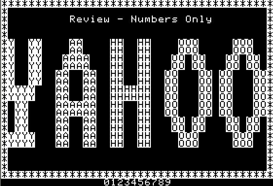 For the Apple II version (this) I have also added a reward to the review for each 10 keys that are pressed that match the review type.