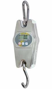 links included as standard (not with models HCB with 0.5 t) Peak load display (peak hold), measuring frequency 5 Hz HCB Ready for use: Batteries standard, 3 x 1.5 V AA, operating time approx.