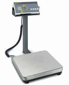 PROFESSIONAL CARE Platform scale to weigh animals Removable stainless steel (EOB, EOB-F) respectively lacquered steel (EOE) weighing plate, which makes cleaning easy and hygienic Animal weighing