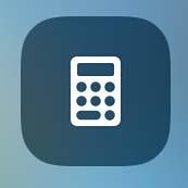 Touring Other Cool iphone Apps 5 Icon App Description Calculator Clock In portrait orientation, the Calculator is the equivalent