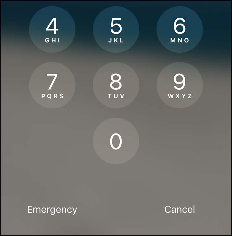 Managing Your Health Information with the Health App 49 Open the Enter Passcode screen and tap Emergency Tap to open your Medical ID If you enabled the Show When Locked feature in step 3 of the