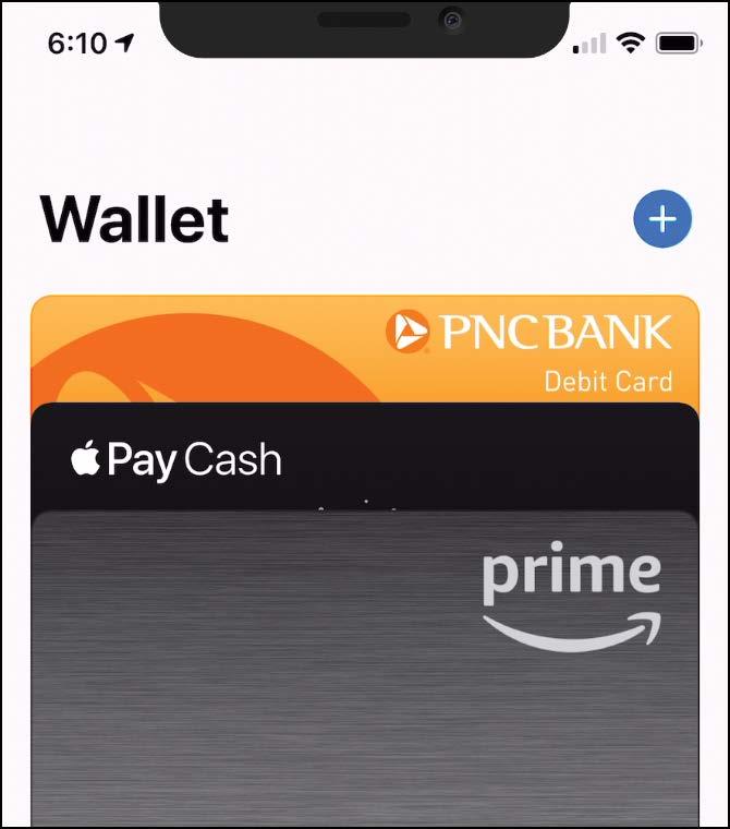 If the bar code is recognized and is available for the Wallet, the pass or card is added to the Wallet and is ready for use.