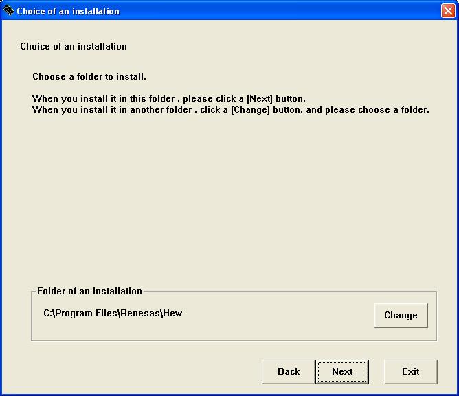 button. Figure 4.5 Selecting the Installation Method (6) The [Choose a folder to install] dialog box will appear.