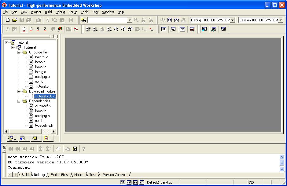 6.3.3. Loading a Sample Program (1) Double-click on the file name ("Tutorial.