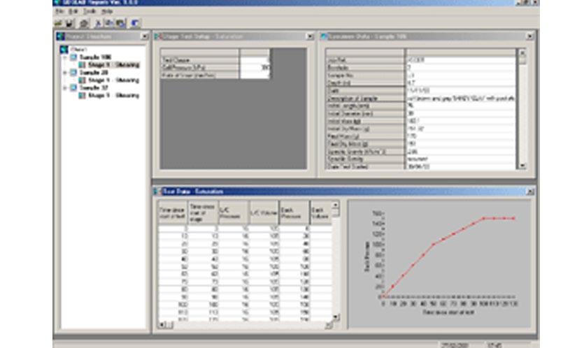 GDSLAB Control Software GDSLAB is the control and data acquisition software for geotechnical laboratory applications.