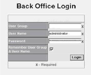 5 INDIVIDUAL FUNCTIONS WITHIN IVERI LITE BACKOFFICE 5.1 Login To log in to the secure iveri BackOffice Website.