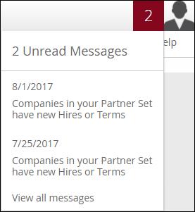 Click Send Feedback. NOTIFICATIONS All Partner Set users can now be made aware of any recent hires and/or terminations within the partner set on a weekly basis.