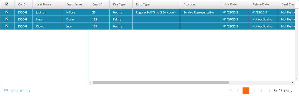 Company or Set drop down. Use the Termination Date fields to change the display of employees. Partner Set users can be notified of any recent terminations on a weekly basis.