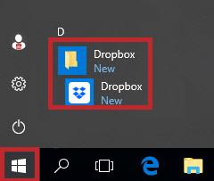 Step 1: Check if Dropbox and OneDrive are installed Check if the Dropbox and OneDrive applications are installed on your Windows via Start icon (applications are
